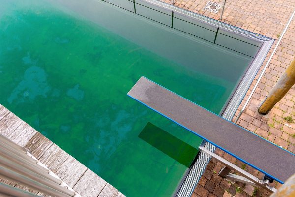 Naturschwimmbad Brackwede, Architektur und Ästhetik im Abendlicht, Fotos für EKO-Plant Neu-Eichenberg