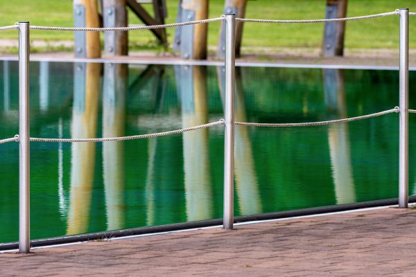 Naturschwimmbad Brackwede, Architektur und Ästhetik im Abendlicht, Fotos für EKO-Plant Neu-Eichenberg