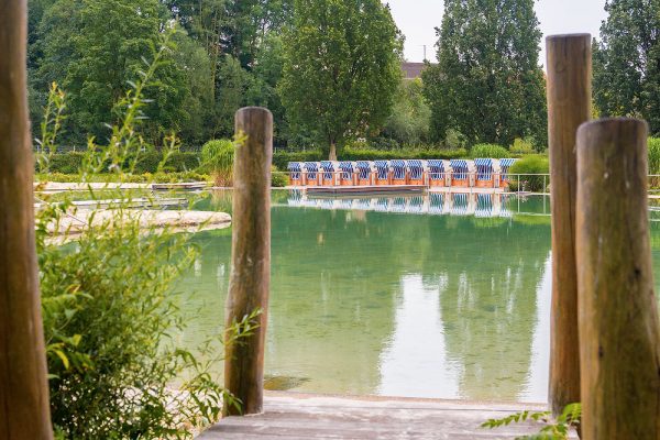 Naturschwimmbad Brackwede, Architektur und Ästhetik im Abendlicht, Fotos für EKO-Plant Neu-Eichenberg