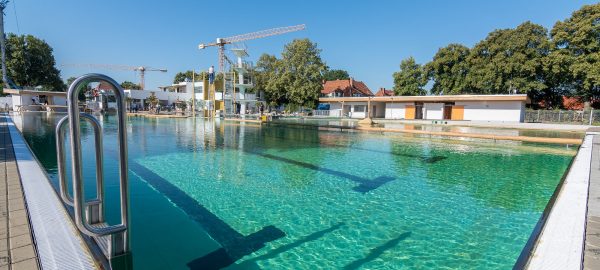 Umbauarbeiten Naturerlebnisbad Göttingen-Weende