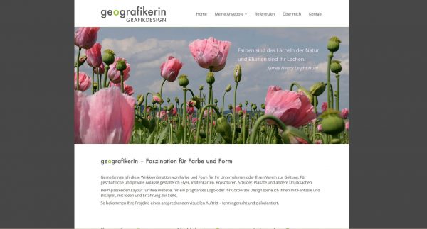 geografikerin - Grafikdesign - Screenshot Index