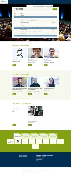 Screenshot Programm GfaW Nachhaltigkeitskonferenz