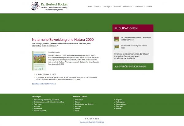 Screenshot - Dr. Herbert Nickel - Buch naturnahe Beweidung