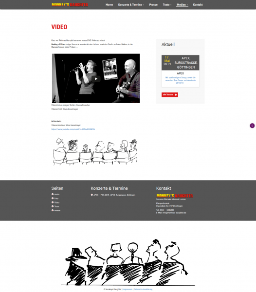 Screenshot Monkey's Daughter - Video