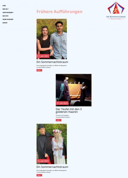 Screenshot Die Bühnenstürmer - Programmarchiv