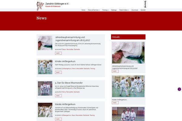 Sreenshot Zanshin Göttingen - Teaser News